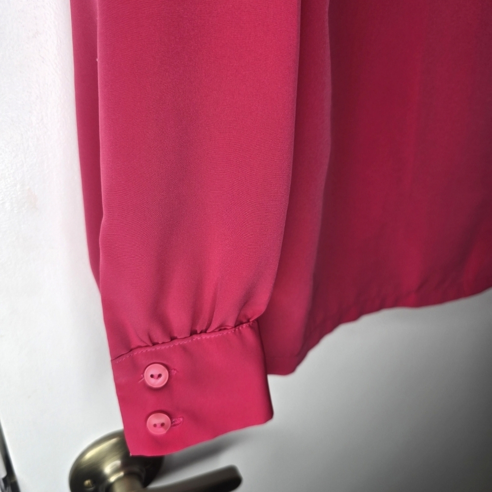 Pendleton Fuchsia Button-Up Blouse - image 2